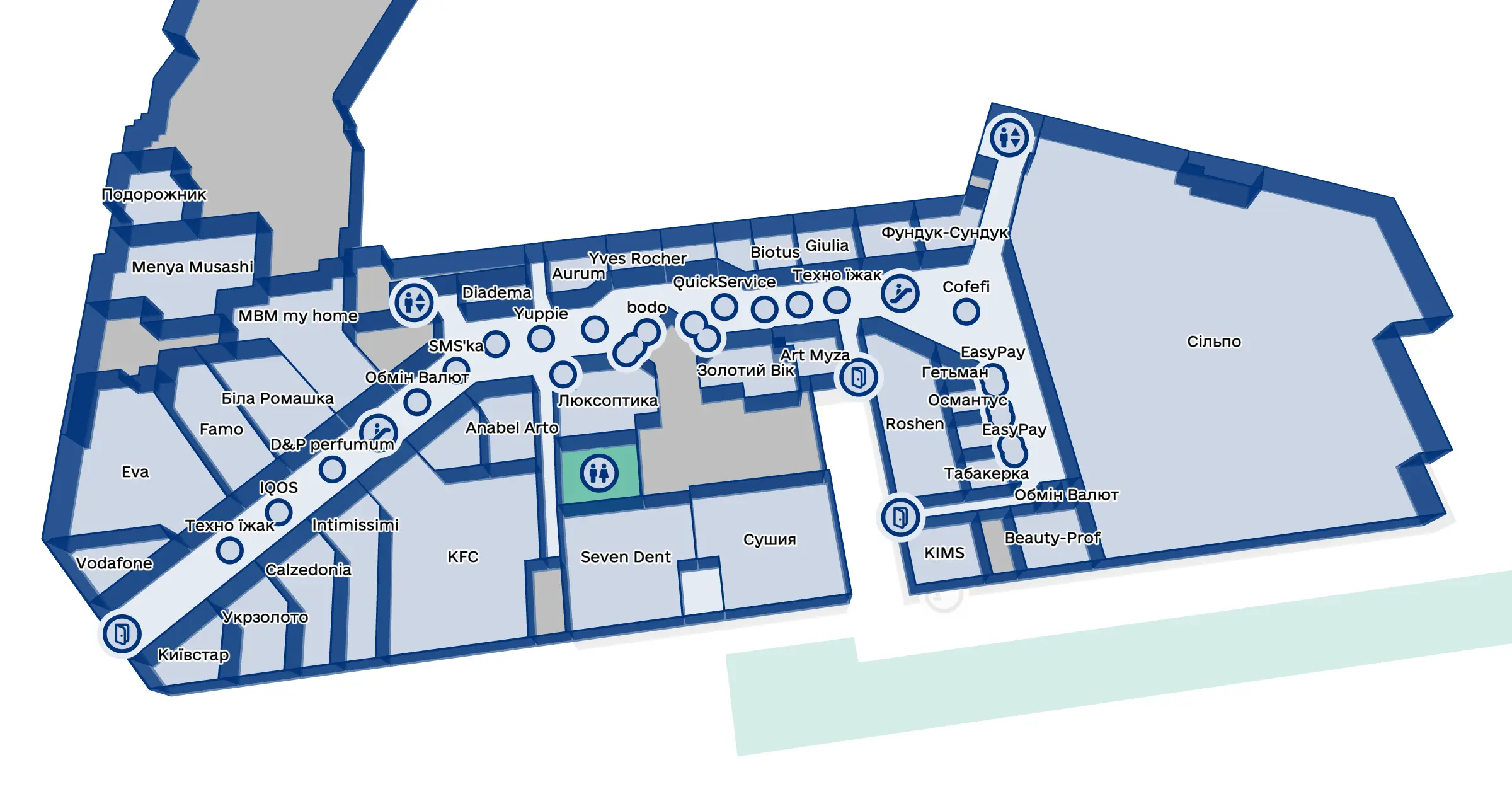 Мапа ТРЦ Smart Plaza Polytech